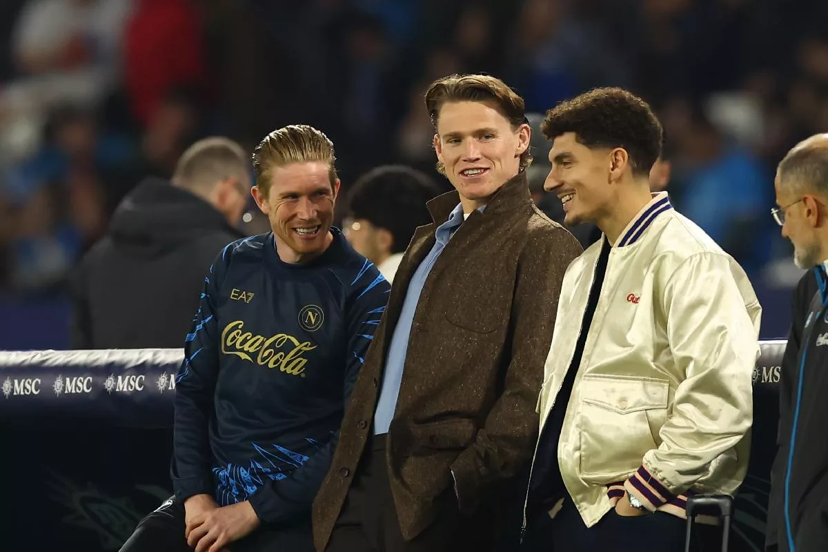 Il ruolo del detrattore a Napoli è diventato difficile da interpretare 1 Kevin De Bruyne, Scott McTominay e Giovanni di Lorenzo