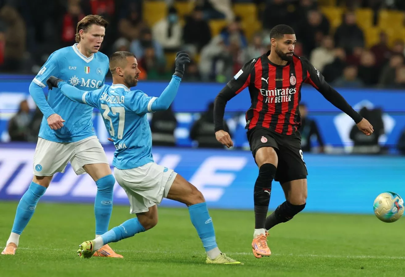 Napoli-Milan, fuori i secondi 1 Napoli - Milan