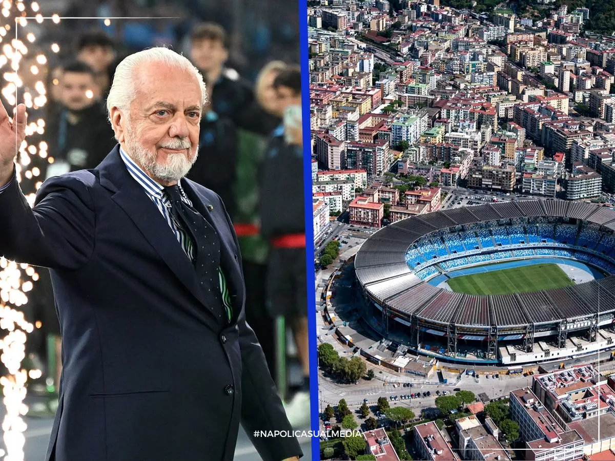 Stadio Maradona, 200 milioni e 18 mesi basteranno davvero? 1 Aurelio De Laurentiis e lo stadio Maradona