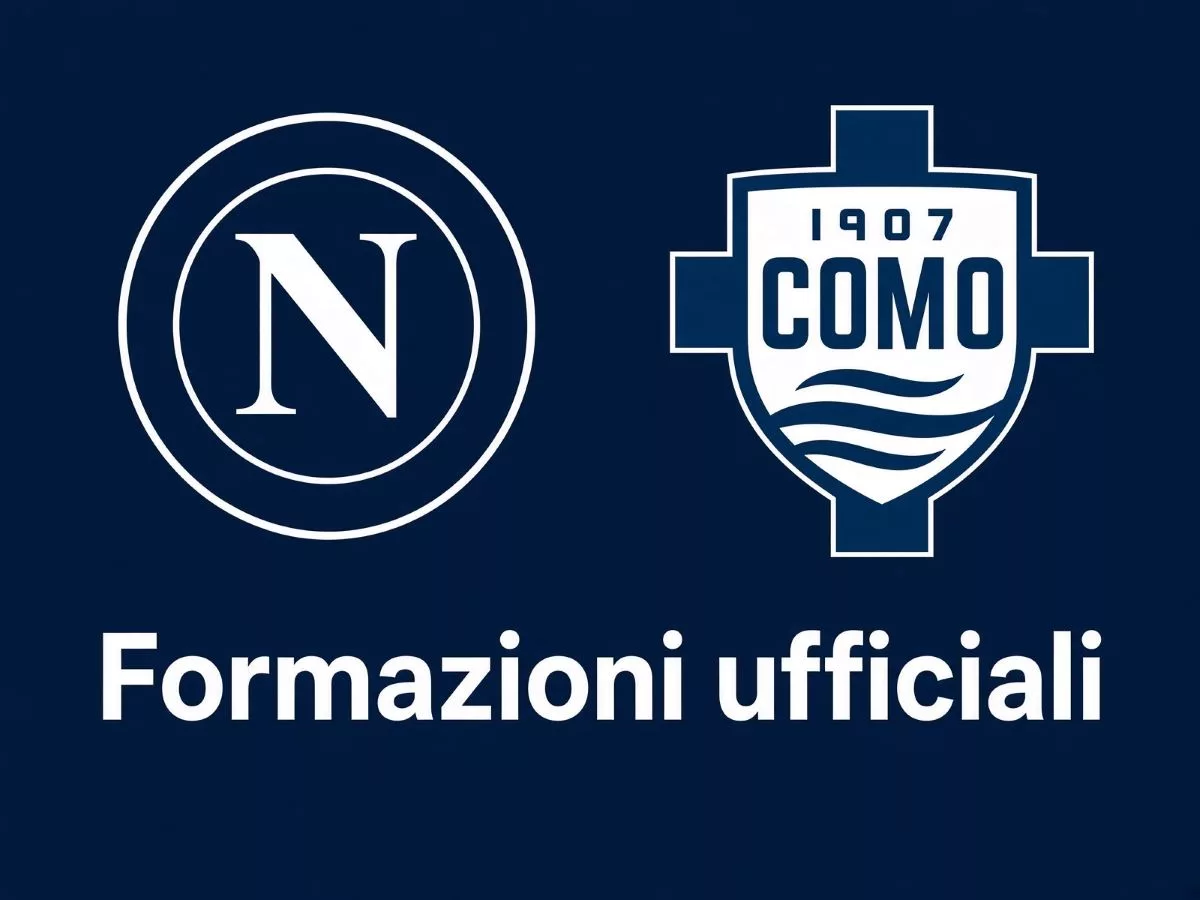 Napoli - Como, le formazioni ufficiali 1 Napoli - Como formazioni